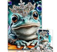 Jigsaw Puzzles for Adults 1000 Frog King Puzzles for Teenagers,is Ideal As Gifts for The Whole Family for Age 14+ (size 38x26cm)