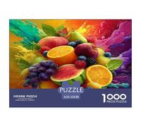 Jigsaw Puzzles for Adults 1000 - Fruit Series Various Fruits, Impossible Puzzle Educational Games Challenging, Beautiful Decoration, for Adults & Age 14 Years Up 52x38cm/1000pcs