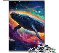 Jigsaw Puzzles for Adults 1000 Galaxies Blue Whales Adult Jigsaw Puzzles 1000 Pieces Challenging Brain Teaser for Teenagers, Perfect for Home Decor Or Gift size : 50x75cm