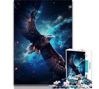 Jigsaw Puzzles for Adults 1000 Galaxies Eagles Teenager Puzzles,Challenging Game for Is Ideal As A Gift for The Whole Family 38x26cm