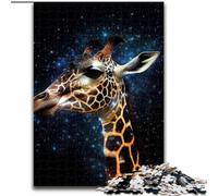 Jigsaw Puzzles for Adults 1000 Galaxies Giraffes 1000 Piece Jigsaw Puzzles for Adults Challenging & Entertaining, Family Activity size : 50x75cm