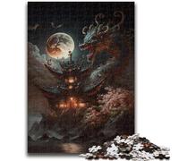 Jigsaw Puzzles for Adults 1000 Galaxy Art Japanese Dragon Puzzles for Teenagers,Challenging Game for Is Ideal As A Gift for The Whole Family (38x26cm)