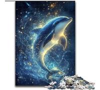 Jigsaw Puzzles for Adults 1000 Galaxy Blue Whale, Suitable for Ages 14 And Up Home Educational Games DIY Toys Artwork Gift (Size 50x75cm)