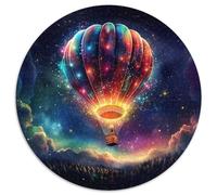 Jigsaw Puzzles for Adults 1000 Galaxy Hot Air Balloon 1000 Piece Jigsaw Puzzles for Adults for Mother'S Day,Birthdays,Christmas (Size 67.5x67.5cm)