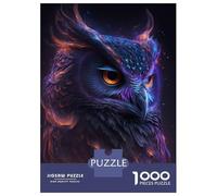 Jigsaw Puzzles for Adults 1000 Galaxy Owl Bird Adult Jigsaw Puzzle Toy Wall Decor Difficult Challenge Educational Challenge 70x50cm/1000pcs