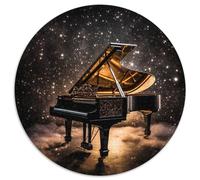 Jigsaw Puzzles for Adults 1000 Galaxy Piano 1000 Pieces Round Puzzles for Adults Brain Challenge, for Teenagers & Home Decor 1000pcs (67.5x67.5cm)