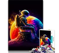 Jigsaw Puzzles for Adults 1000 Galaxy Thinker Puzzles for Teenagers,Challenging Game Toys Wall Decoration Unique Birthday And Xmas Gifts 38x26cm