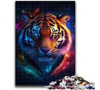 Jigsaw Puzzles for Adults 1000 Galaxy Tiger Challenging Game Toys Deal As Gifts for The Whole Family for Ages 14+ 26x38cm