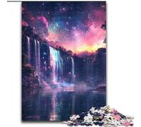 Jigsaw Puzzles for Adults 1000 Galaxy Waterfall Jigsaw Puzzles Made of cardboard,Develops Hand-Eye Coordination Skills, Perfect for Birthday Gifts 1000pcs(26x38cm)