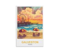 Jigsaw Puzzles for Adults 1000,Galveston Texas,Jigsaw Puzzles for Challenging Family Activity Games DIY Puzzle for Home Decor 70x50cm
