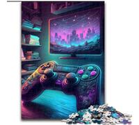 Jigsaw Puzzles for Adults 1000 Gaming Room, Family Entertainment Toys Is Ideal As Gifts for The Whole Family for 14+ (Size50x75cm)