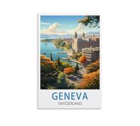 Jigsaw Puzzles for Adults 1000 Geneva Switzerlands 1000 Piece Impossible Puzzle for Adults Educational Games 26x38cm