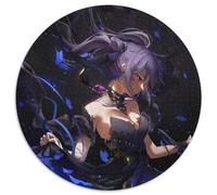 Jigsaw Puzzles for Adults 1000 Genshin Impact Keqing Round Jigsaw Puzzles 1000 Pieces for Adults Erfect for Home Decor, Birthdays, Holidays, And Gifts 67.5x67.5cm