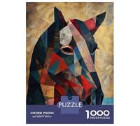 Jigsaw Puzzles for Adults 1000 Geometric Horse Jigsaw for Adults Relaxing Games Pattern Assembly Gifts for Friends And Family 70x50cm/1000pcs