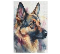 Jigsaw Puzzles for Adults 1000, German Shepherd Jigsaw Puzzle, Educational Toy Good Puzzle Gift for Adults Kids, Home Decor (78×53cm)