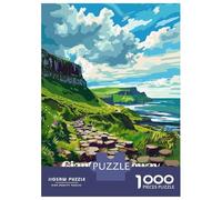 Jigsaw Puzzles for Adults 1000 Giants Causeway Northern Ireland Landscape Art Jigsaw for Adults Relaxing Games Pattern Assembly Gifts for Friends And Family 70x50cm/1000pcs