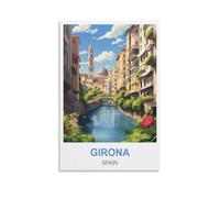 Jigsaw Puzzles for Adults 1000，Girona Spain Jigsaw Puzzle 1000 Pieces for Adult Challenging Puzzle Games Jigsaw Puzzles for Adults 52x38cm