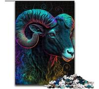 Jigsaw Puzzles for Adults 1000 Goats Jigsaw Puzzles Made of cardboard, for Parents, Lovers, Friends - Age 14+ 1000pcs(26x38cm)