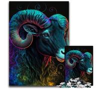 Jigsaw Puzzles for Adults 1000 Goats Puzzles for Adults Educational Brain Teaser, Artistic Home & Office Decor, 14+ Age 50x75CM/19.68x29.52inch