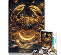 Jigsaw Puzzles for Adults 1000 Golden Crab Adult Jigsaw,Fun Games Every Piece Is Unique - Challenging Family Fun Game 26x38cm