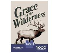 Jigsaw Puzzles for Adults 1000 Grace in The Wilderness Jigsaw Puzzle Brain Teaser Game But Fun And Humorous Great Gift for Gaming 70x50cm/1000pcs