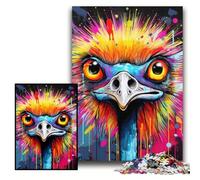 Jigsaw Puzzles for Adults 1000 Graffiti Painting Pug cardboard Jigsaw Puzzles 26x38 cm Perfect for Christmas, Halloween, Easter, New Year