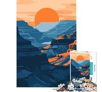 Jigsaw Puzzles for Adults 1000 Grand Canyon Travel Art Impossible Game Toys Educational Games Gifts For Birthdays Family Activities (Size 38x52cm)