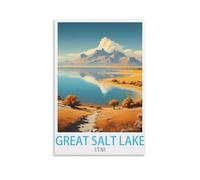 Jigsaw Puzzles for Adults 1000 Great Salt Lake Utah 1000 Piece Puzzle Challenging Game for The Whole for Women,Gifts for Men 26x38cm