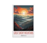 Jigsaw Puzzles for Adults 1000 Great Smoky Mountains America 1000 Piece Puzzle Challenging Game for The Whole for Women,Gifts for Men 38x52CM