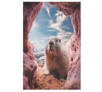 Jigsaw Puzzles for Adults 1000, Groundhog, Educational Toy Good Puzzle Gift for Kids, Home Decor 78×53cm