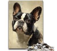 Jigsaw Puzzles for Adults 1000 Happy Bulldog Educational Games Home Decoration Birthday Present, Gifts for Age 14+ 50x75cm