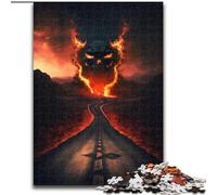 Jigsaw Puzzles for Adults 1000 Hell Demons Puzzles for 1000 Piece Family Interaction & Fun Gift, Vibrant Abstract Design size 26x38cm
