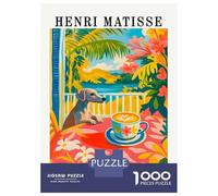 Jigsaw Puzzles for Adults 1000 Henri Matisse Style Tropical Scene Adult Jigsaw Puzzle Hands-on Game Precision Cutting Gifts for Friends And Family 70x50cm/1000pcs
