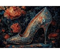 Jigsaw Puzzles for Adults 1000 High Heel Impossible Jigsaw for Adults Educational Games Rose Puzzle 1000 Pieces Suitable Beginners and Girl Aged 14 up Also Women and Men Beautiful Gifts 75x50cm C-807