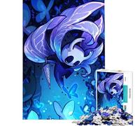 Jigsaw Puzzles for Adults 1000 Hollow Knight with Butterflies Jigsaws for Adults Fun Games Staycation Kill Time Birthday Present, Gifts, (Size 38x52cm)