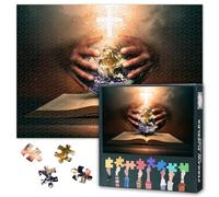 Jigsaw Puzzles for Adults 1000 Holy Bible, Difficult Challenging Puzzles for Adults Jesus Christ Art, Family Educational Game & Unique Living Room Decor Gift (27.5"x19.7")