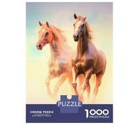 Jigsaw Puzzles for Adults 1000 Horse Douple Exposure Jigsaw for Adults Relaxing Games Pattern Assembly Gifts for Friends And Family 52x38cm/1000pcs