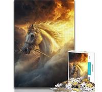 Jigsaw Puzzles for Adults 1000 Horse Teenager Puzzles,Challenging Game for Is Ideal As A Gift for The Whole Family 38x26cm