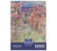 Jigsaw Puzzles for Adults 1000 House Among The Roses Jigsaw for Adults Relaxing Games Pattern Assembly Gifts for Friends And Family 70x50cm/1000pcs