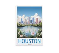 Jigsaw Puzzles for Adults 1000，Houston Texas Jigsaw Puzzles for Adults Educational Game Challenge Toy 1000 Pieces Puzzle for Adult Kids 70x50cm
