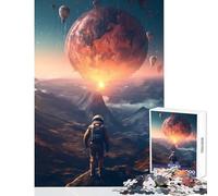 Jigsaw Puzzles for Adults 1000 Impact on A Distant Planet Puzzles for Teenagers Precision Cutting Train Your Brain And Hands Beautiful Design Game (50x75cm)