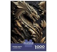 Jigsaw Puzzles for Adults 1000 Imperial Dragon Lord Puzzles for Adults DIY Toys Pattern Assembly Gifts for Friends And Family 38x26cm/1000pcs