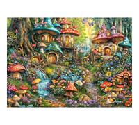 Jigsaw Puzzles for Adults 1000, Impossible Puzzle for Adults Educational Games.Challenging Puzzles, Puzzle Game for The Whole for Women, Gifts for Men, Theme:Mushroom Garden