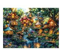 Jigsaw Puzzles for Adults 1000, Impossible Puzzle for Adults Educational Games. Challenging Puzzles, Puzzle Game for The Whole for Women, Gifts for Men, Theme:Elf House