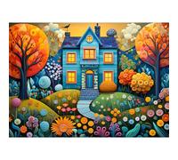 Jigsaw Puzzles for Adults 1000,Impossible Puzzle for Adults Educational Games Gifts. Challenging Puzzles, Puzzle Game for The Whole for Women, Gifts for Men, Theme:Beautiful Homes