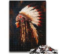 Jigsaw Puzzles for Adults 1000 Indian Princess Oil Painting Adult Jigsaw,for Educational Game Challenge Toy Birthday Present, Gifts, Wall Art (50x75cm)