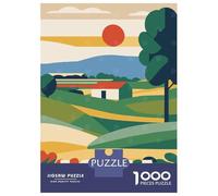 Jigsaw Puzzles for Adults 1000 Iowa Travel Country Poster Puzzles for Adults DIY Toys Pattern Assembly Gifts for Friends And Family 38x26cm/1000pcs