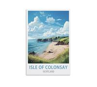 Jigsaw Puzzles for Adults 1000 Isle of Colonsay Scotland 1000 Piece Jigsaw Puzzle For Adults - Challenging Puzzle Perfect for Game Nights 38x52cm