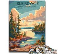 Jigsaw Puzzles for Adults 1000 Isle Royale National Park Educational Game Challenge Toy Wall Decoration Unique Birthday And Xmas Gifts (size 38x52cm)