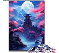 Jigsaw Puzzles for Adults 1000 Japan Ancient Temples Puzzle Made of cardboard,Intricate Design for Teenagers, DIY Decor, And Brain-Boosting Fun 1000pcs(26x38cm)